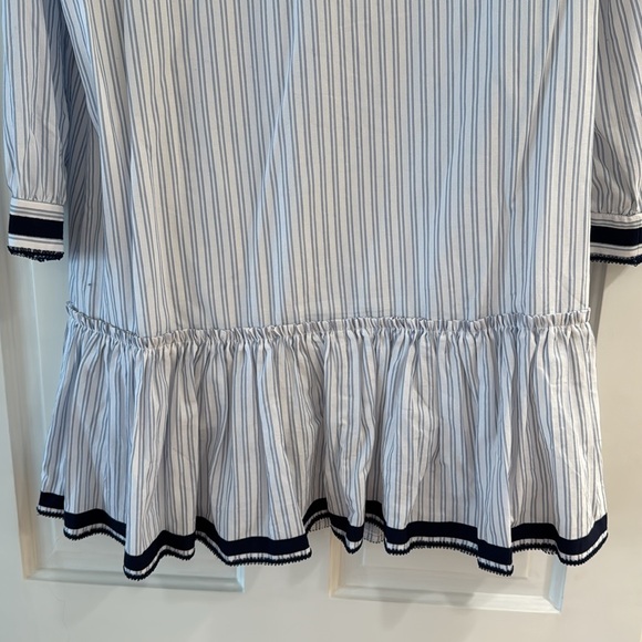 Tuckernuck Grosgrain Trim Oxford Stripe Bouvier Dress - Picture 15 of 16